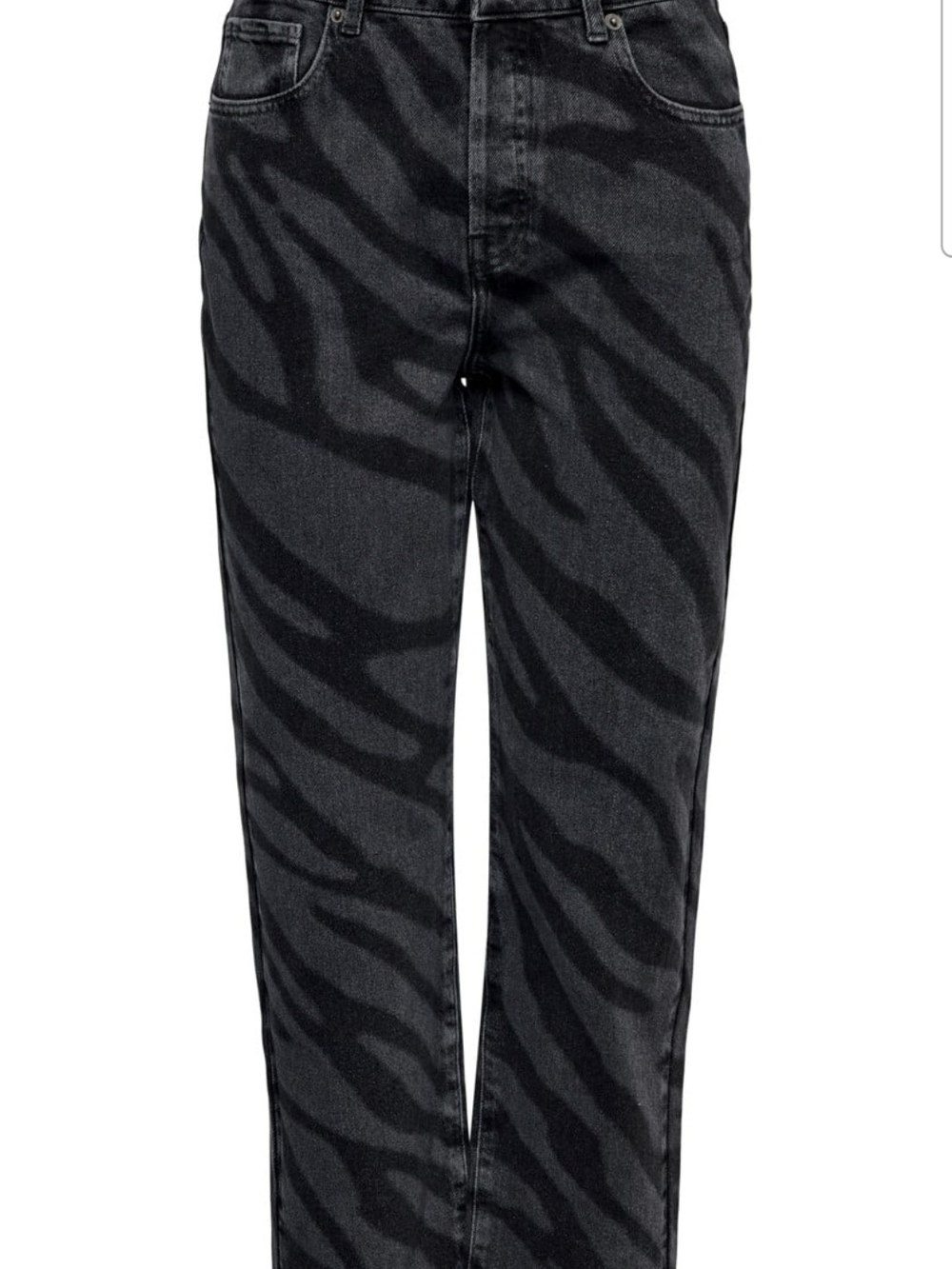 ONLY Black and Gold Label Denim Jeans